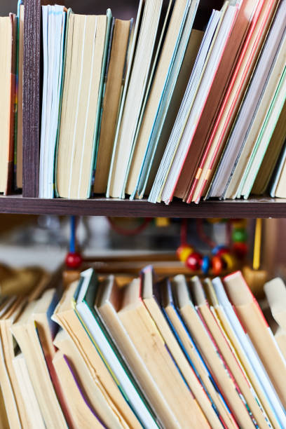 istock books are in the bookcase in the home library 1166837379