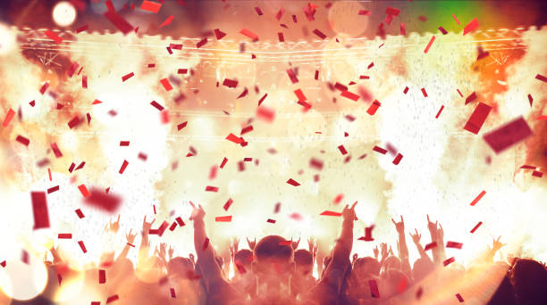 istock Concert crowd in front of a live stage 1166839942