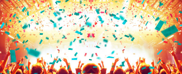 istock Concert crowd in front of a live stage 1166840000
