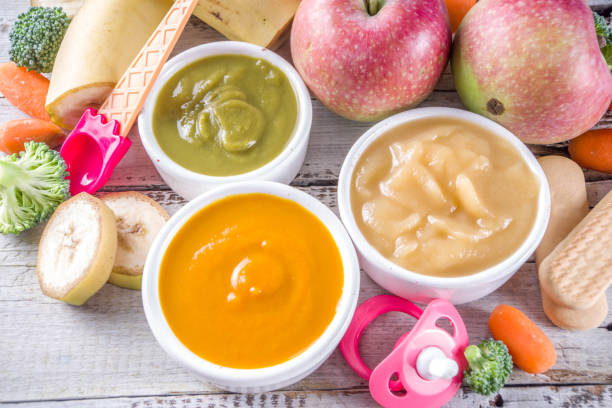 istock Colorful baby food puree 1166843302