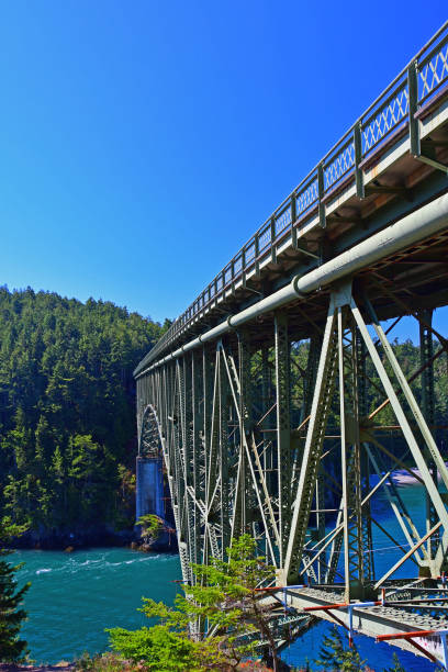 istock Deception Pass Bridge near Whidbey Island, Washington 1166846681