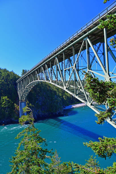 istock Deception Pass Bridge near Whidbey Island, Washington 1166846683
