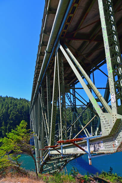 istock Deception Pass Bridge near Whidbey Island, Washington 1166846703