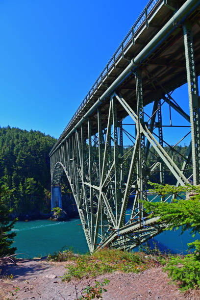 istock Deception Pass Bridge near Whidbey Island, Washington 1166846709