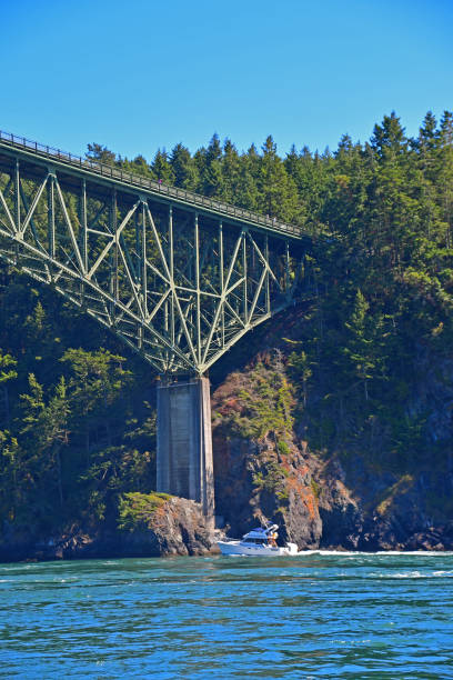 istock Deception Pass Bridge near Whidbey Island, Washington 1166846729