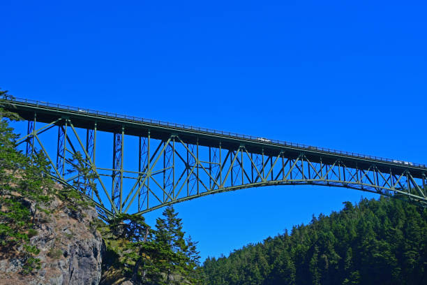 istock Deception Pass Bridge near Whidbey Island, Washington 1166846732
