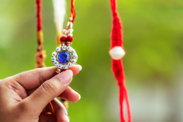 istock A Beautiful Rakhi With Blue Stone 1166847958