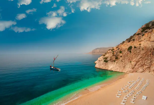 Famous Kaputas beach near Kas, Turkey