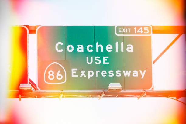 Coachella California Road Sign