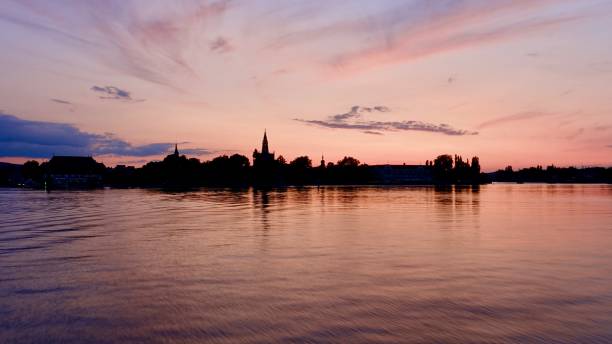 istock Sunset at Boden Lake, Bodensee 1166861791