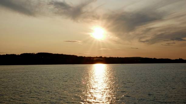 istock Sunset at Boden Lake, Bodensee 1166861859