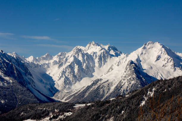 istock Morning view on mountains in Franch Alps 1166861889