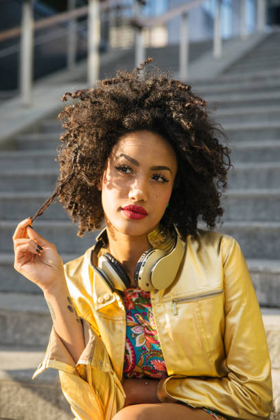 istock Beautiful afro-american girl 1166862636
