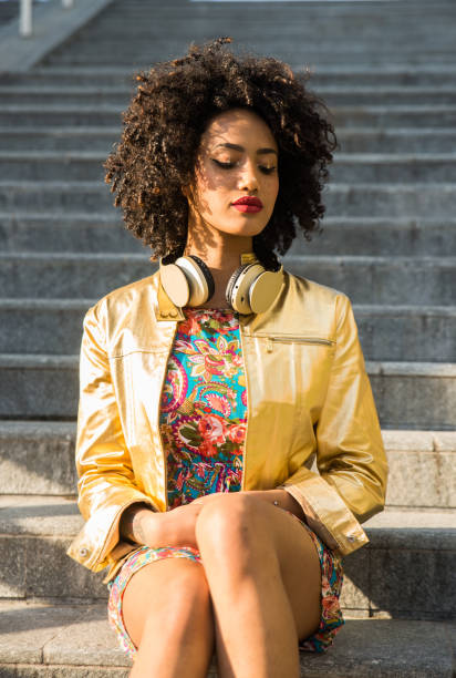 istock Beautiful afro-american girl 1166862855