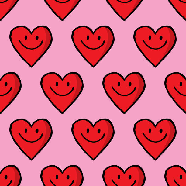 16,900+ Smiley Hearts Background Stock Illustrations, Royalty-Free ...