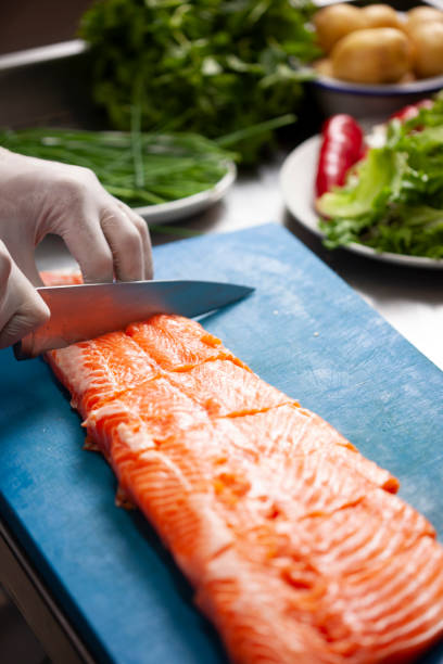 istock salmon food preparation 1166871128