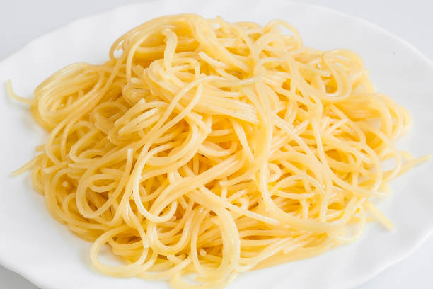 istock Bowl of spaghetti isolated on white background 1166872865
