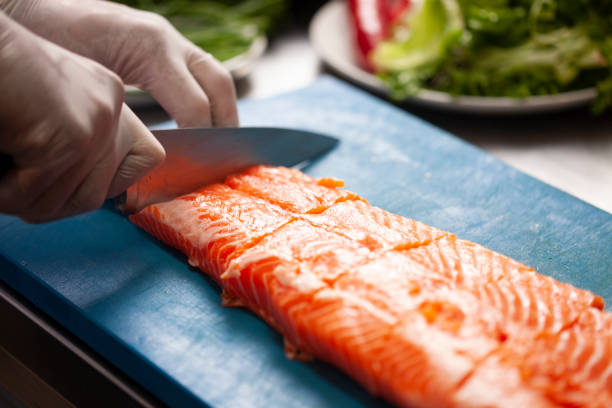 istock salmon food preparation 1166873805