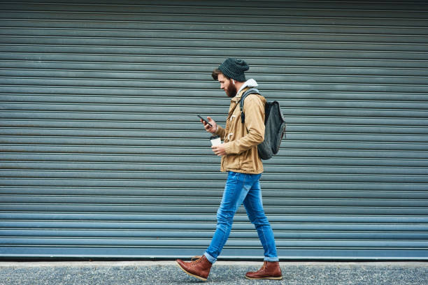 istock Making his way to the city 1166873973