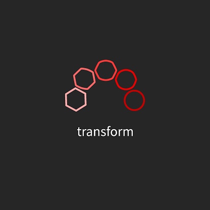 Change icon, transformation, evolution, development, coaching color sign. Vector illustration