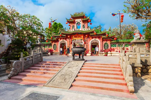 Fukian Assembly Hall or Phuc Kien in the Hoi An ancient town in Quang Nam Province of Vietnam