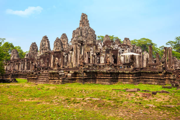 istock Bayon temple in Siem Reap 1166877045