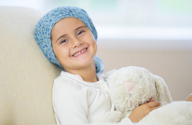istock Little girl with cancer 1166877093