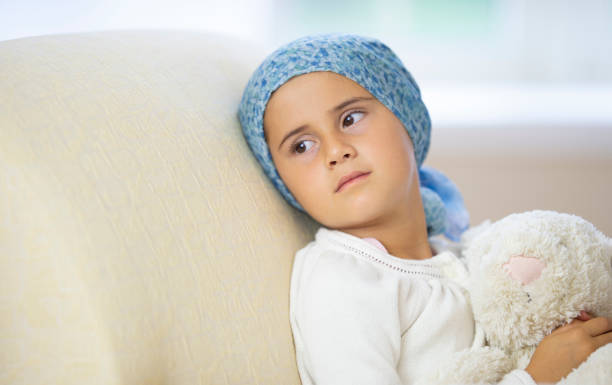 istock Little girl with cancer 1166877097