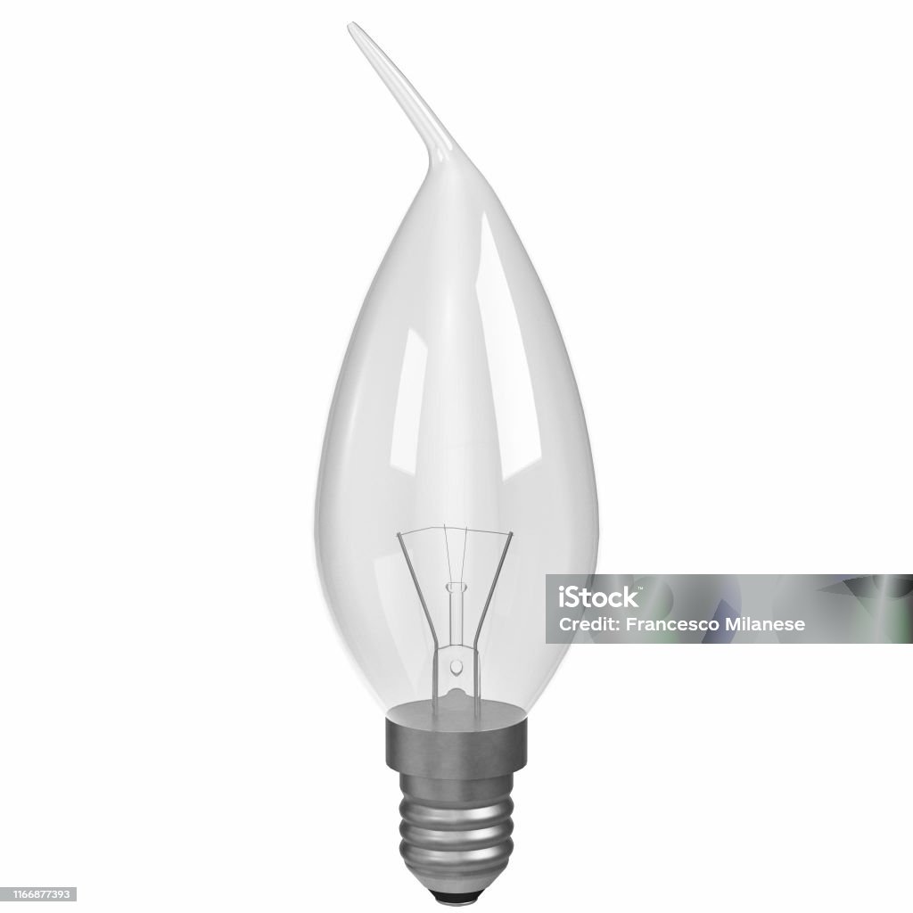 Angular Light Drawing Candle Angular Light Bulb Stock Photo - Download Image Now - Candle ...