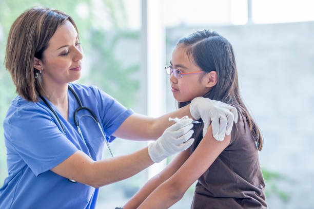 istock Child receives vaccination 1166879429