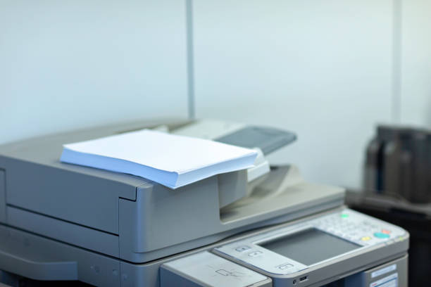 Copay machine with paper in the office.