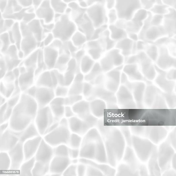 Seamless Water Surface Background With Ripples And Reflections Stock Illustration - Download Image Now