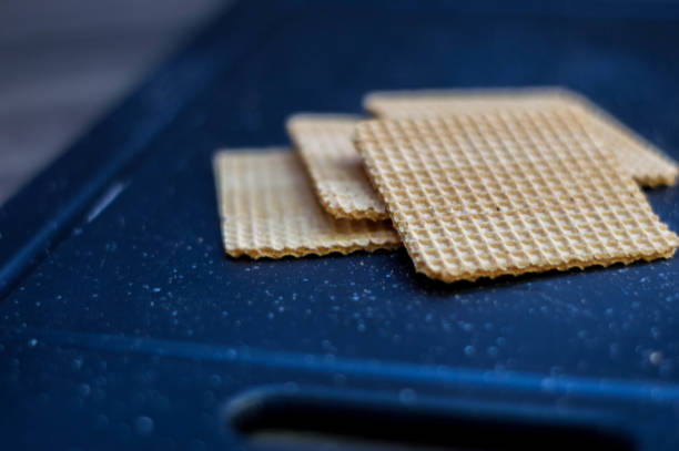 istock Ice cream cookies on a cutting board. 1166892696