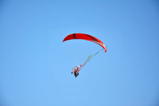 istock Paragliding in the sky 1166894198