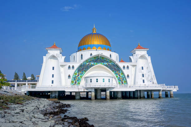 istock Malacca Straits Mosque (Masjid Selat Melaka), Malacca, Malaysia 1166894331
