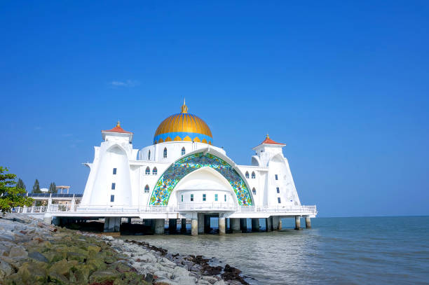 istock Malacca Straits Mosque (Masjid Selat Melaka), Malacca, Malaysia 1166894356