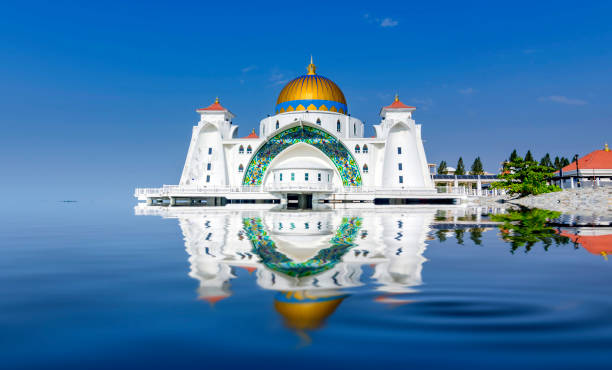 istock Malacca Straits Mosque (Masjid Selat Melaka), Malacca, Malaysia 1166894386