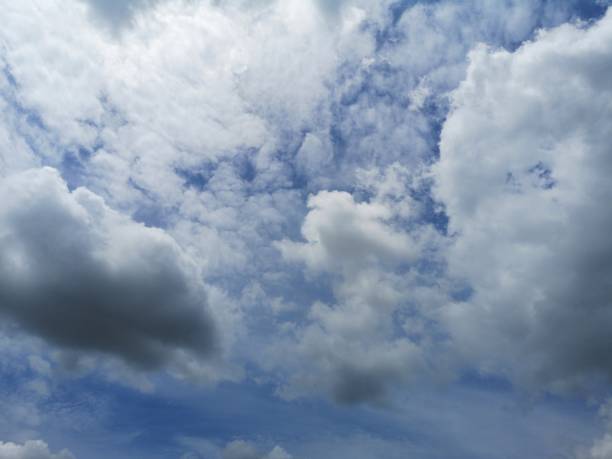 istock white clouds in the blue sky natural background beautiful nature environment space for write 1166898904