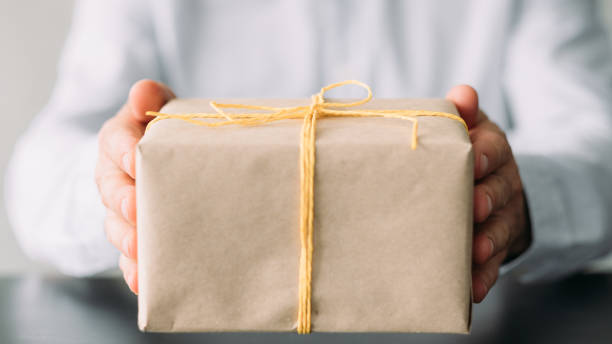 istock office snacks delivery service beige gift box 1166900417
