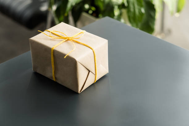 istock handmade birthday present beige paper gift box 1166900430
