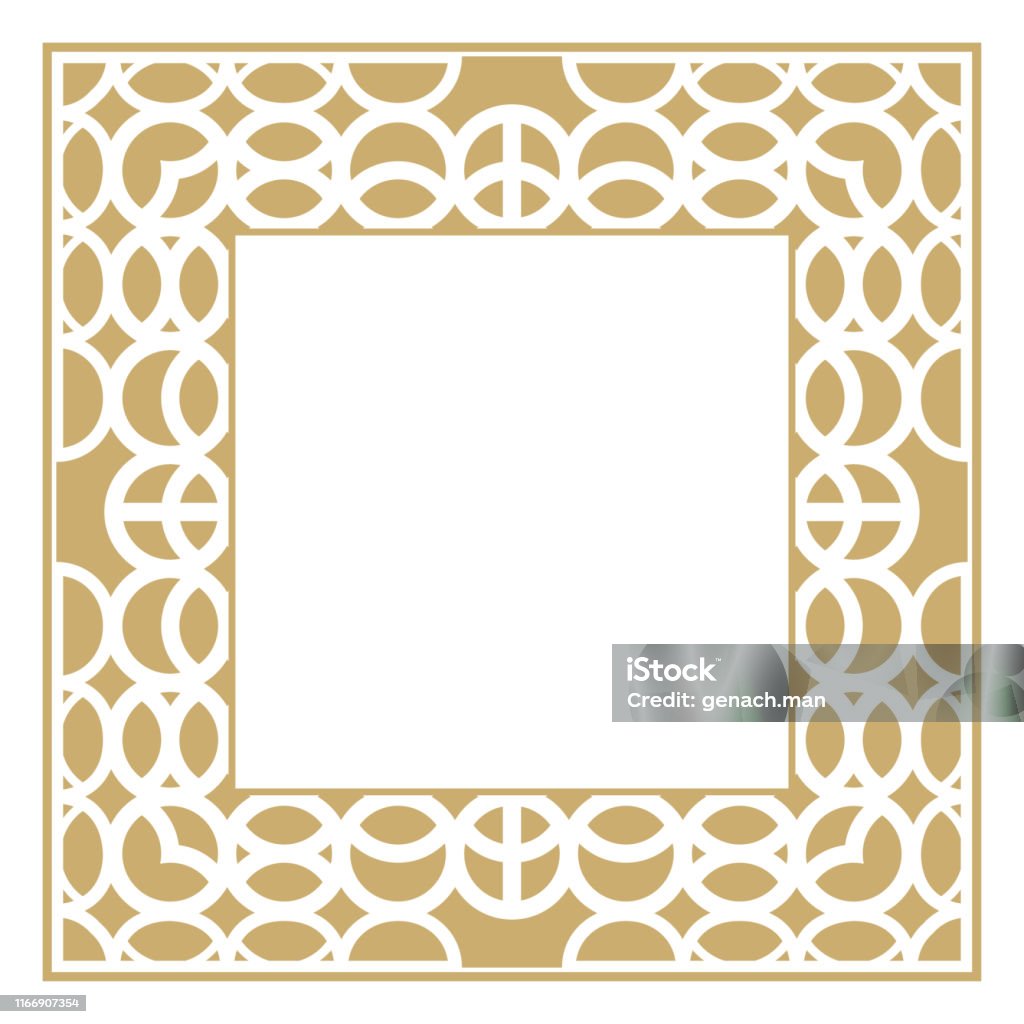 Rectangular Vector Ornament Stock Illustration - Download Image Now ...