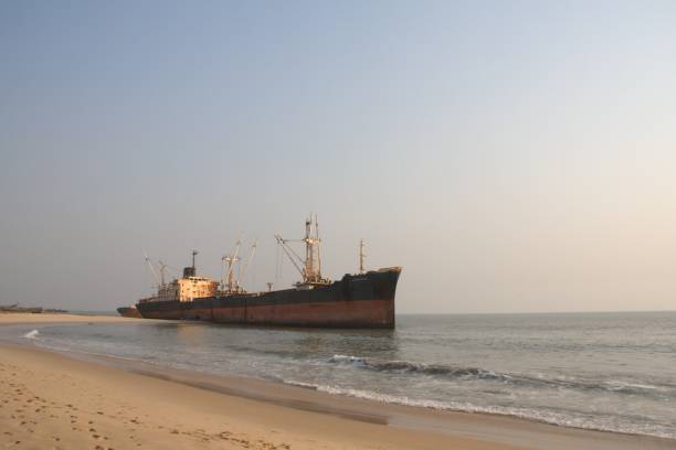 istock View of abandoned ship in Santiago Beach, Bengo 1166920880