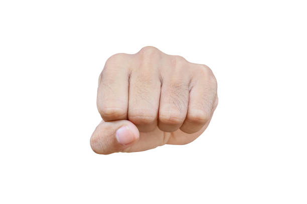 istock hand with thumb up isolated on white background 1166932841