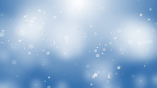 istock Abstract blue bokeh circles for christmas background 1166934677