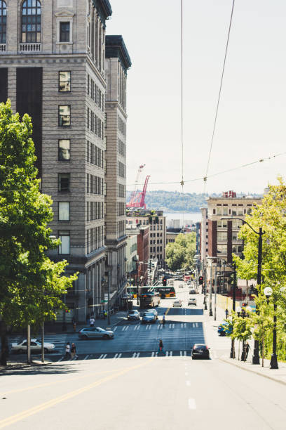 istock Seattle Street in Summer 1166943172
