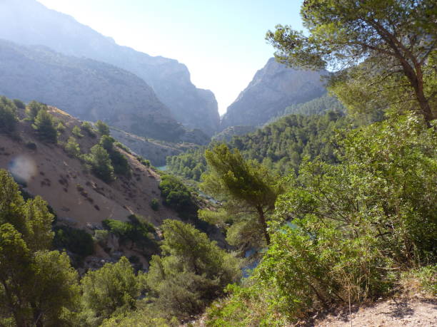istock Royal Trail (El Caminito del Rey) in gorge Chorro, Malaga province 1166948685