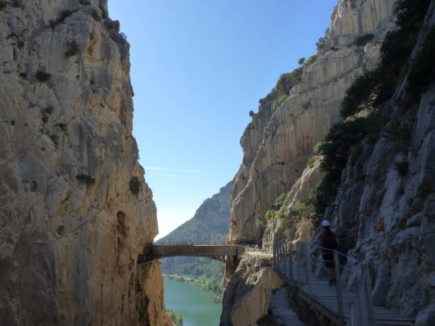 istock Royal Trail (El Caminito del Rey) in gorge Chorro, Malaga province 1166948713