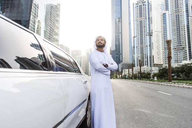 portret emirackiego biznesmena - sheik abu dhabi united arab emirates asia zdjęcia i obrazy z banku zdjęć