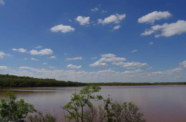 istock Beautiful clouds over Thunderbird Lake, Oklahoma. 1166954648