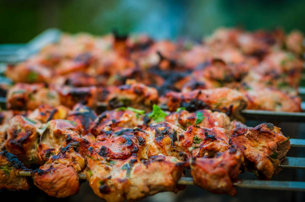 istock barbecue pork on the grill 1166967682